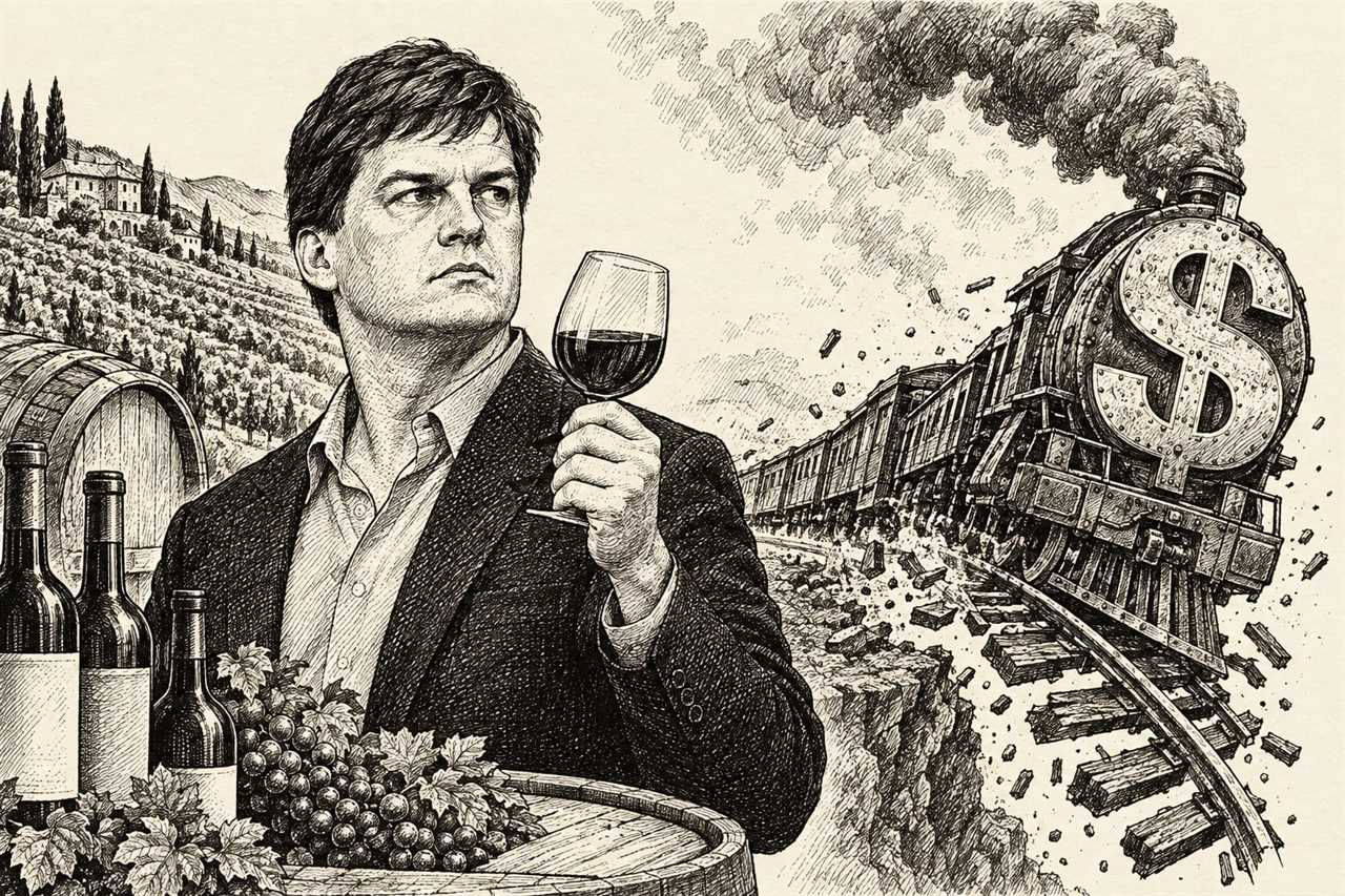 Michael Burry Warns of Dollar ‘Train Wreck,’ Turns to Fine Wine